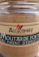 moutarde forte au piment d'espelette