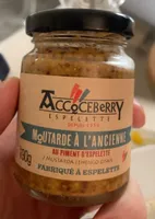 Moutarde à l’ancienne au piment d’espelette