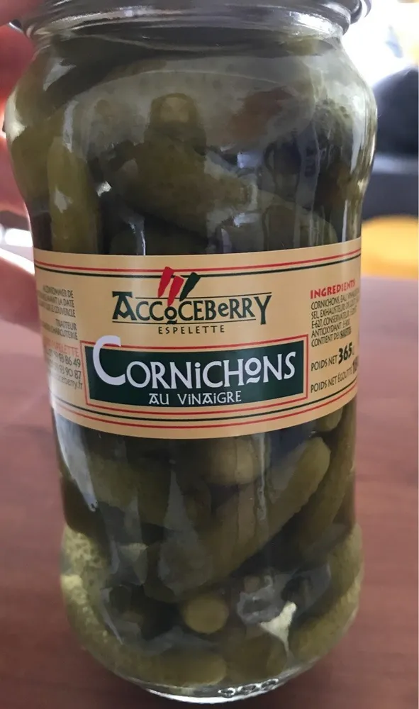 Cornichons au vinaigre