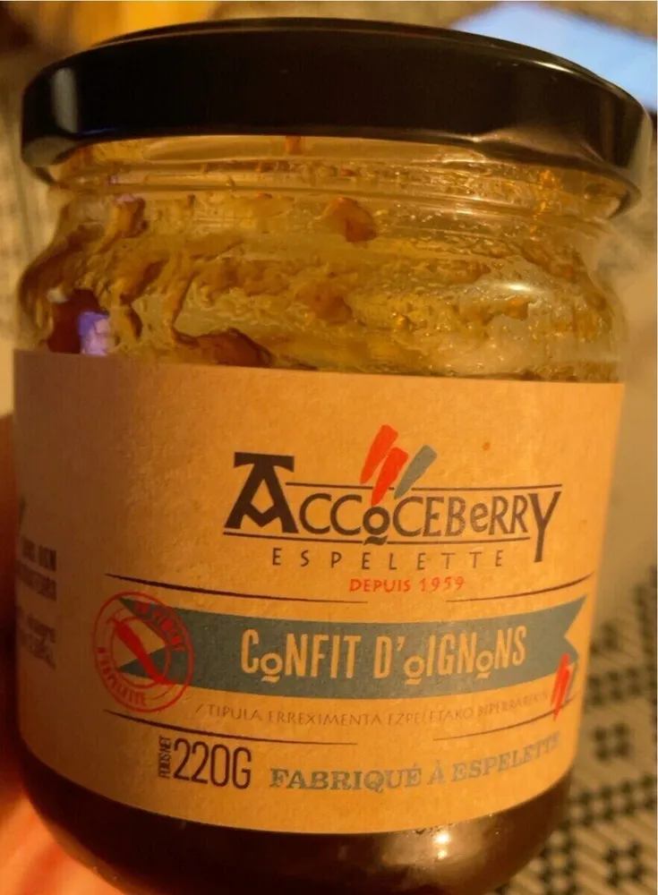 Confit d’oignons