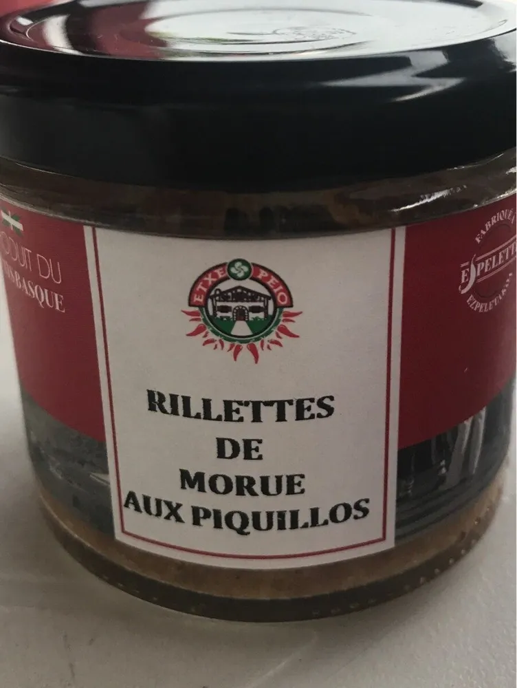 Rillettes de morue aux piquillos