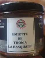 Emiette de thon a la basquaise