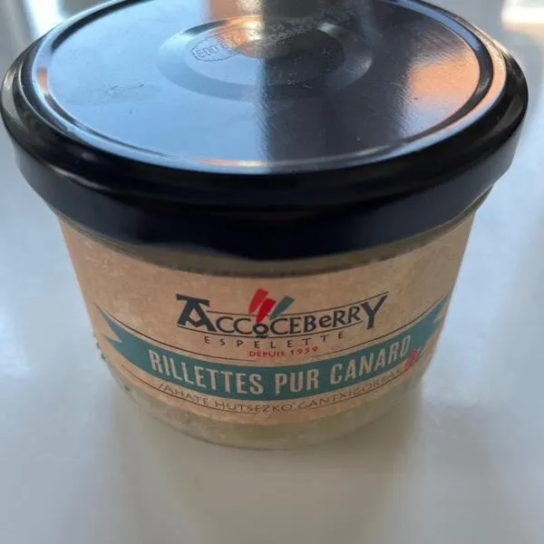 Rillettes pur canard