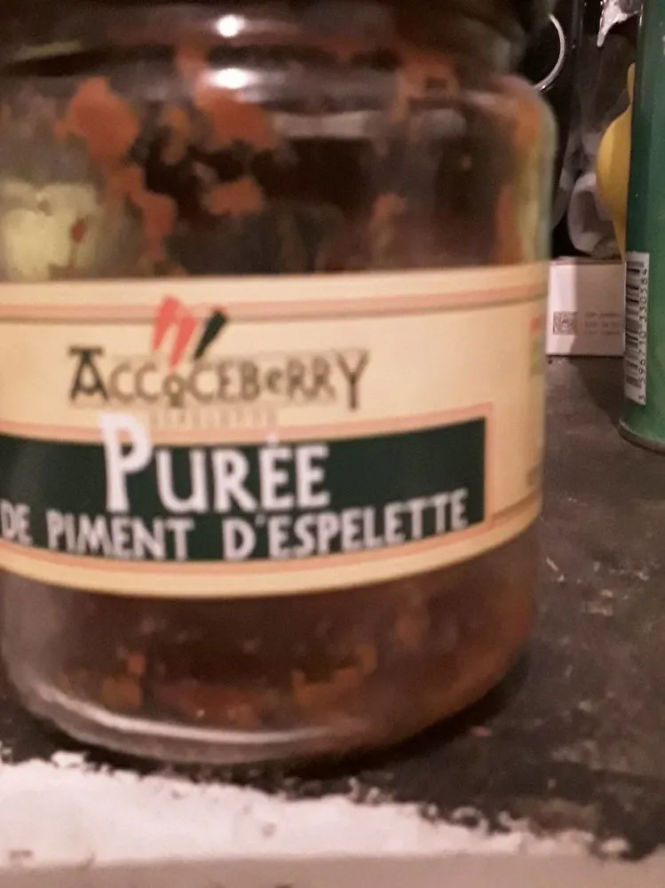 Purée de piment d'espelette