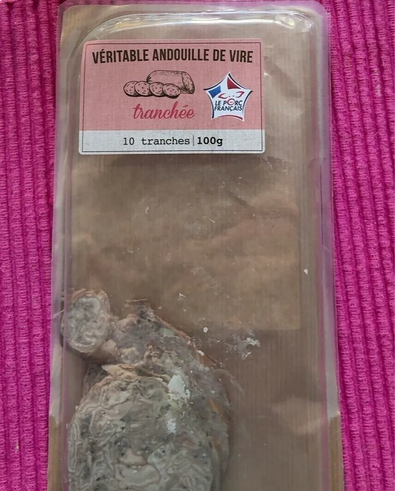 VÉRITABLE ANDOUILLE DE VIRE tranchée