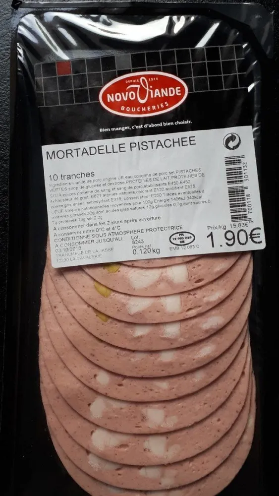 Mortadelle pistachee