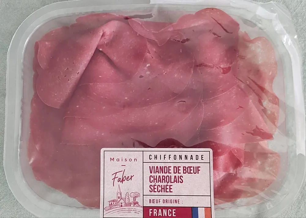 CHIFFONNADE VIANDE DE BŒUF CHAROLAIS SÉCHÉE