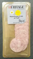 Saucisson cuit à l'ail