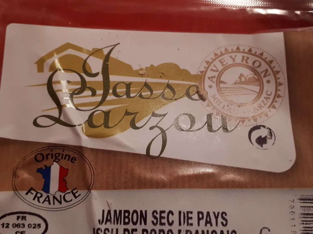 Jambon sec de pays