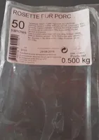 Rosette pur porc