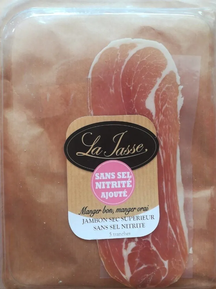 Jambon sec supérieur sans sel nitrite