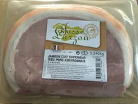 Jambon cuit superieur issu porc aveyronnais