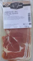 Jambon sec sans nitrite
