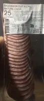 Saucisson cuit à l’ail