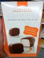 Guimauves enrobées de chocolat au lait