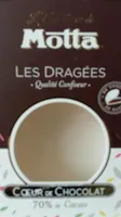 Dragées coeur de chocolat  70% de cacao