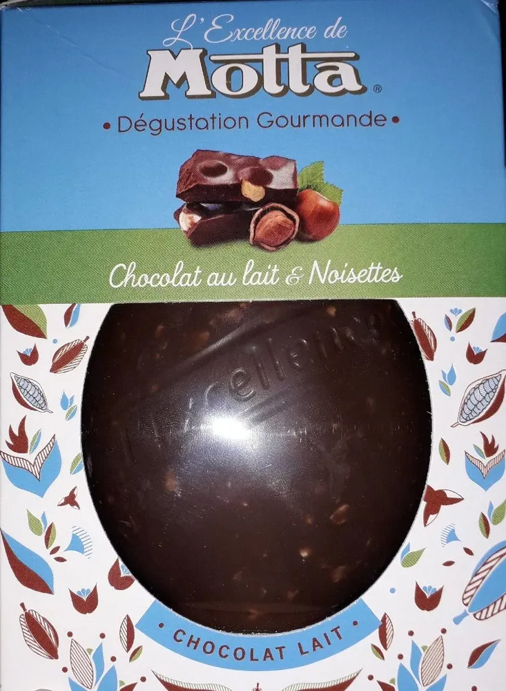 Oeuf en chocolat au lait & noisettes