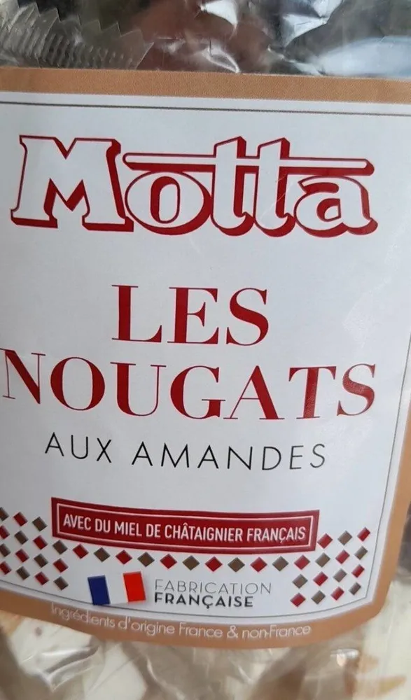 Les nougats aux amandes