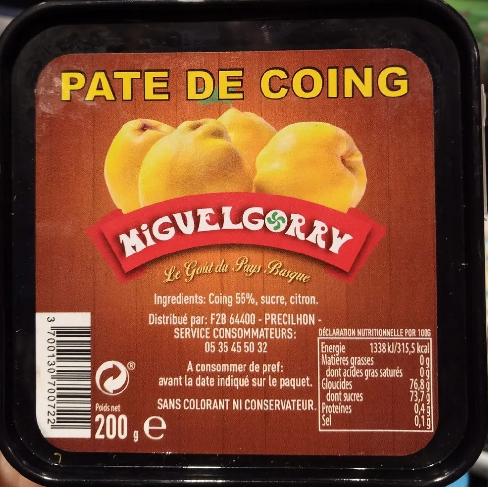 Pâte de coing