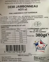 Demi jambonneau roti