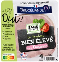 Jambon Bien Élevé avec couenne 4 tranches