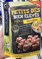 Les Petits Dés Bien Elevés de Porc Moutarde