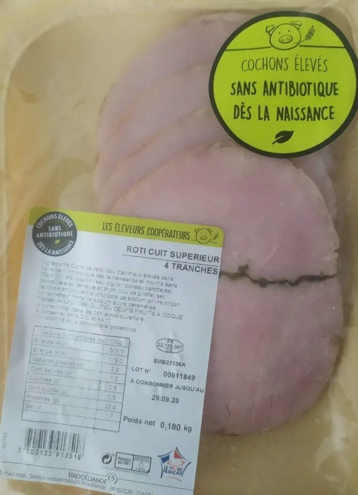 Roti cuit superieur