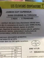 Jambon cuit superieur