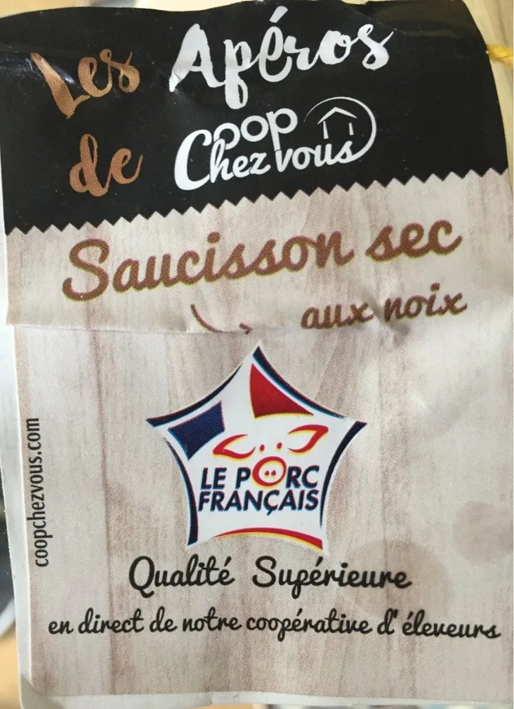 Saucisson sec aux noix