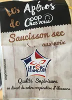 Saucisson sec aux noix