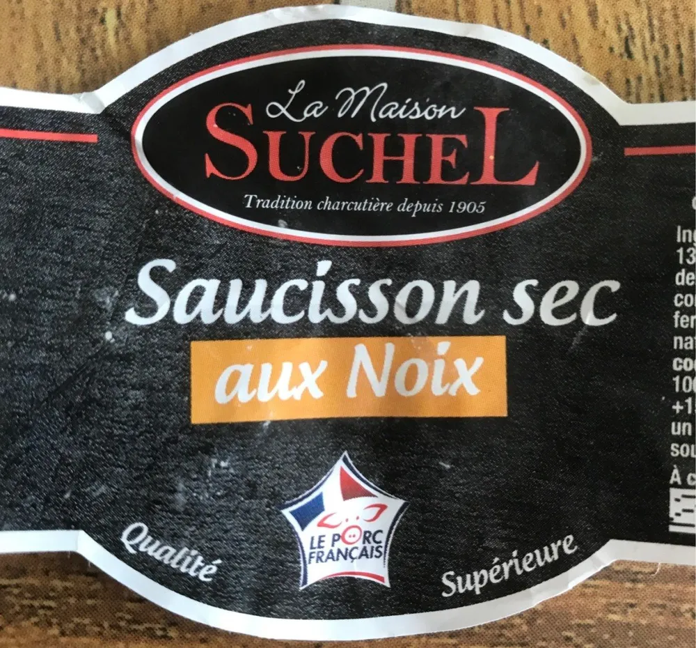 Saucisson sec a noix