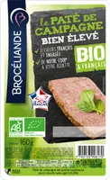 Le pâté de campagne Bien Élevé, Bio & Français, Brocéliande