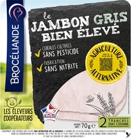 Le jambon gris Bien Élevé découenné dégraissé