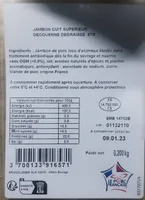 Jambon cuit supérieur decounne dégraissé 4 tranches