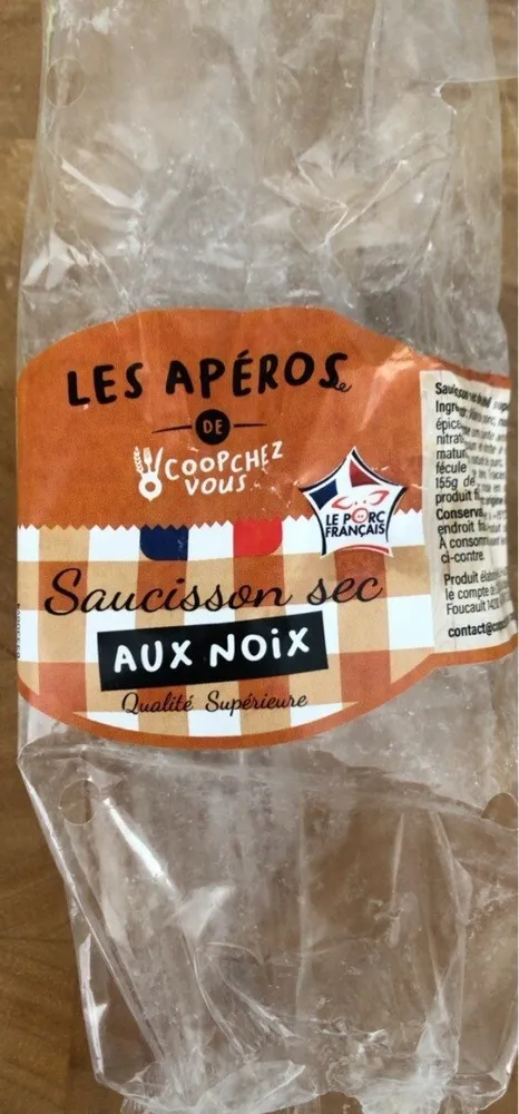 Saucisson sec aux noix