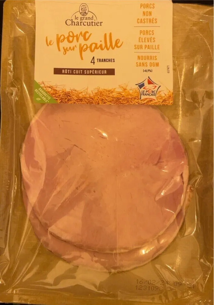 Le porc sur paille