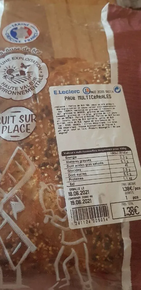 Pavé Multicéréales