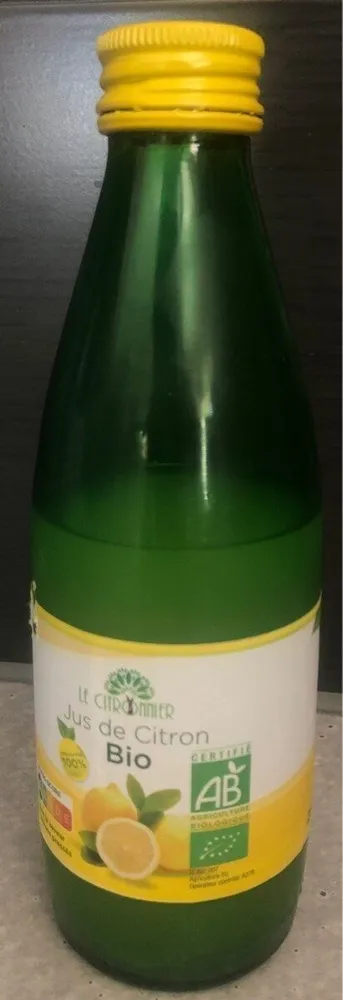 Jus de Citron bio