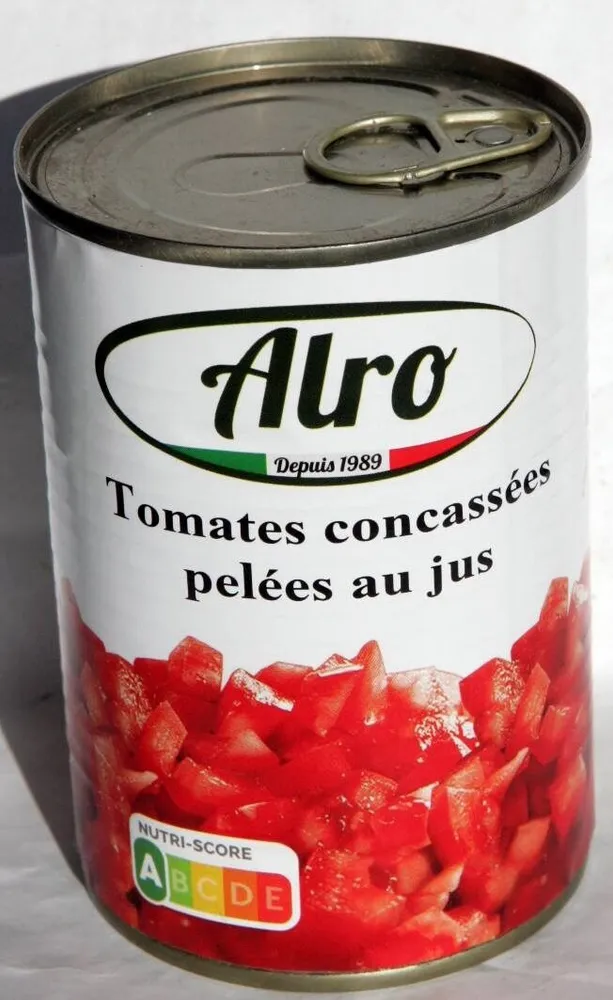 Tomates concassées pelées au jus