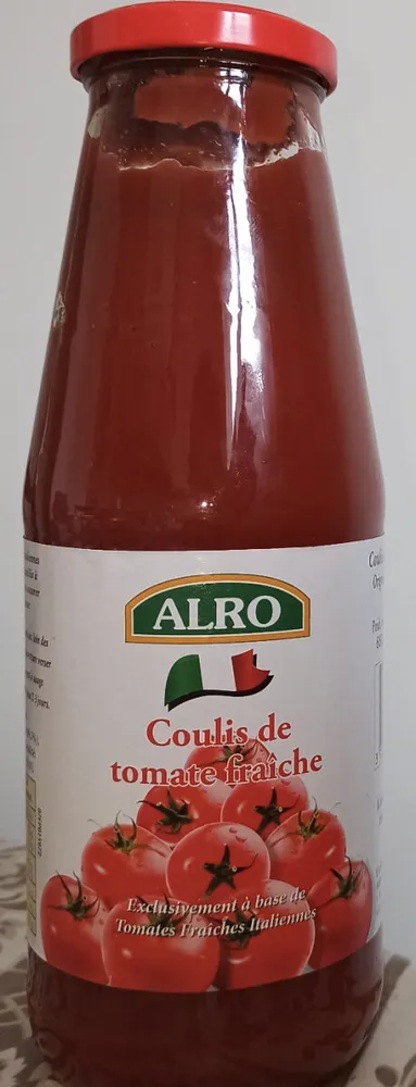 Coulis de tomates fraîches