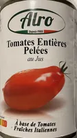 Tomates entières, pelées  au jus
