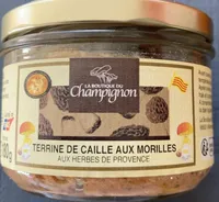 Terrine de caille aux morilles