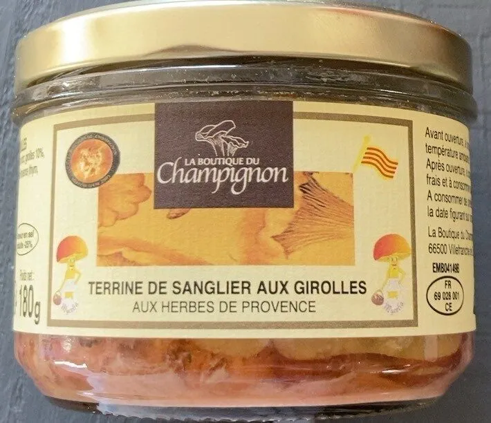 Terrine de sanglier aux girolles
