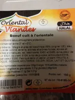 Bœuf cuit à l'oriental