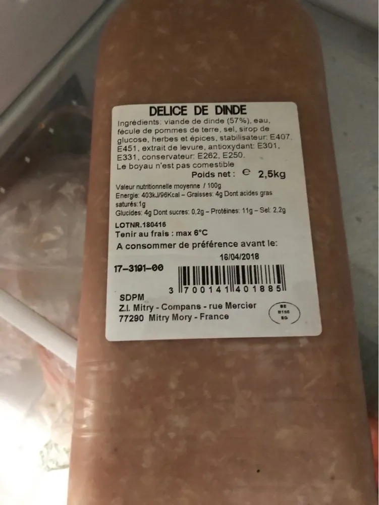 Delice de dinde