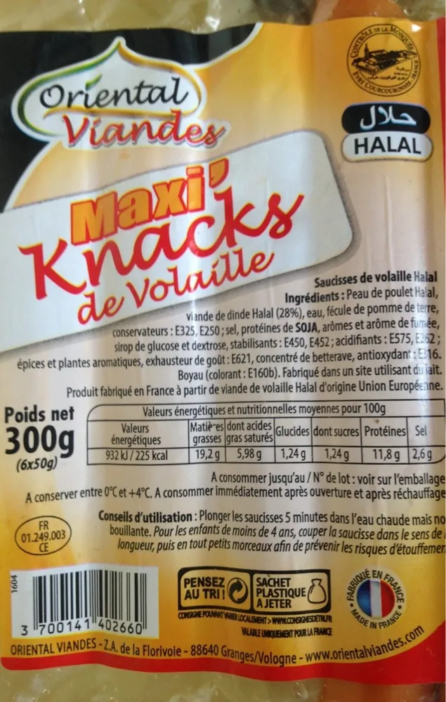 Maxi Knacks Volaille
