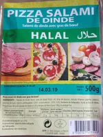 Pizza salami de dinde