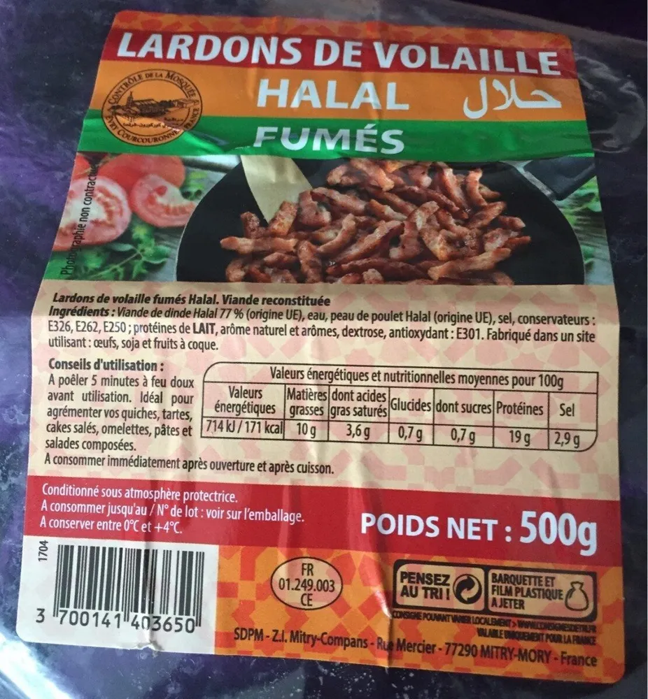 Lardons de volaille