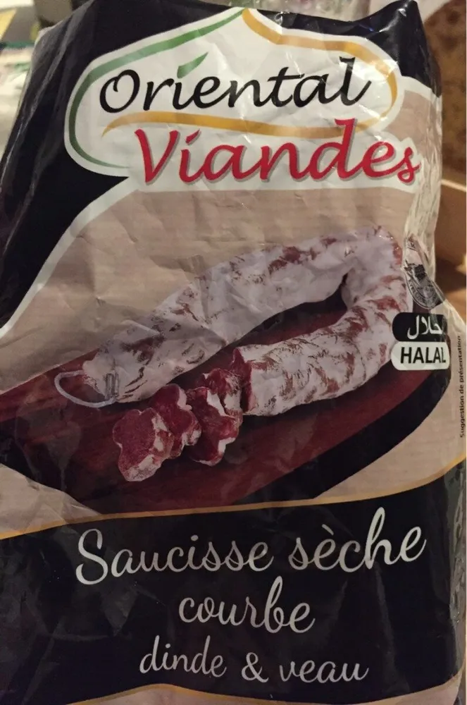 Saucisse seche  courbe