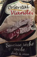 Saucisse seche  courbe